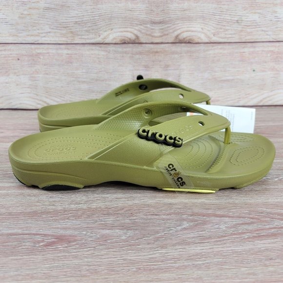 NEW Crocs Terrain Sandals Men's Size 13 Flip Flop Waterproof Thong Comfort Slide - Picture 2 of 8